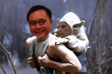Dr. Sam Lam and Yoda